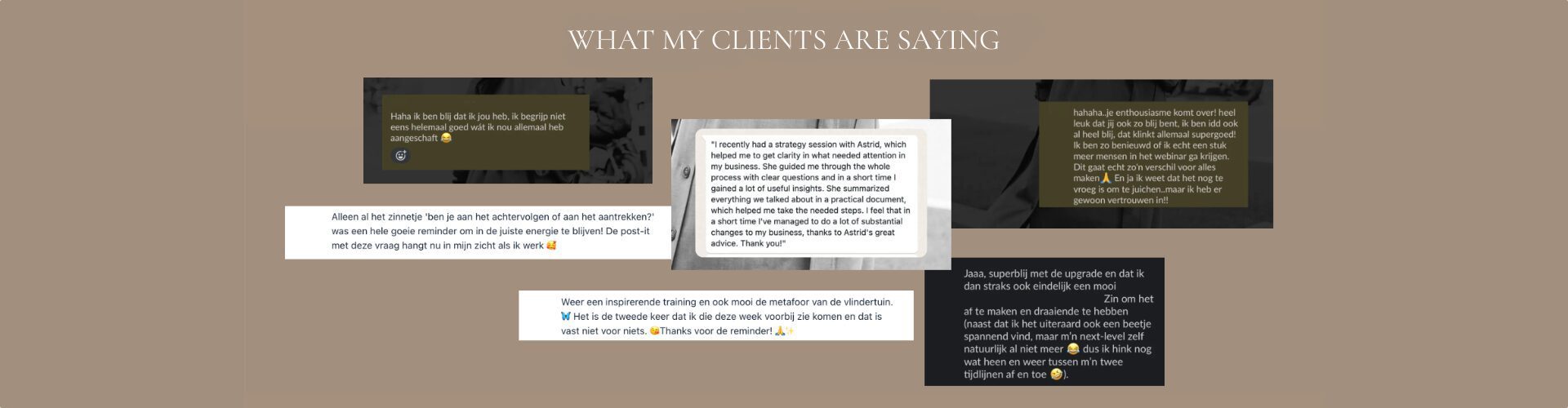 Astrid Joanne Damen - client testimonial banner - mobile